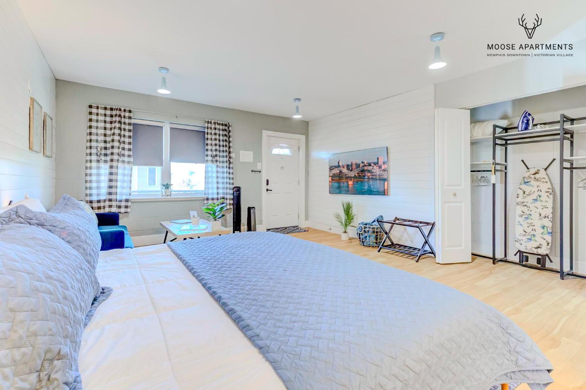 Appartement The Moose #8 - Modern Luxe Loft With King Bed & Free Parking & Wifi à Memphis Extérieur photo